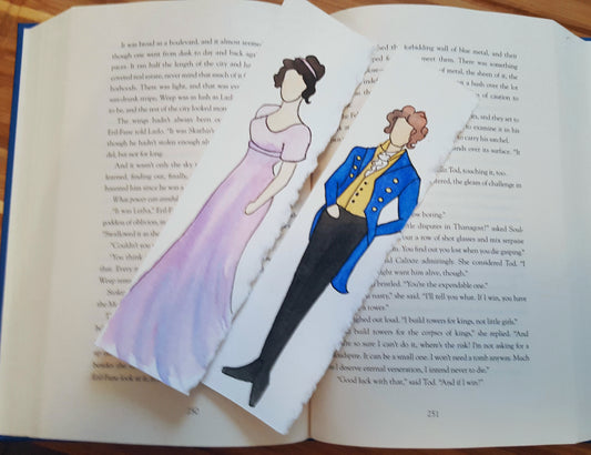 Pride and Prejudice Character Bookmark
