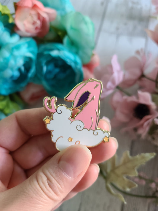 Psychic Fox Cloud Enamel Pin
