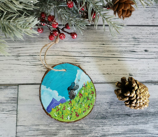 Moving Castle Wooden Ornament