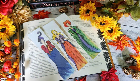 Witchy Sisters Character Bookmark