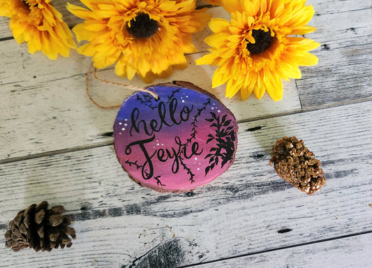 Feyre Darling Wooden Ornament