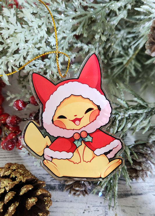 Holiday Pika Acrylic Ornament