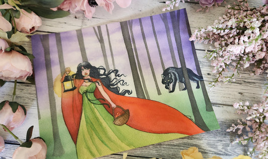 Red Riding Hood Art Print