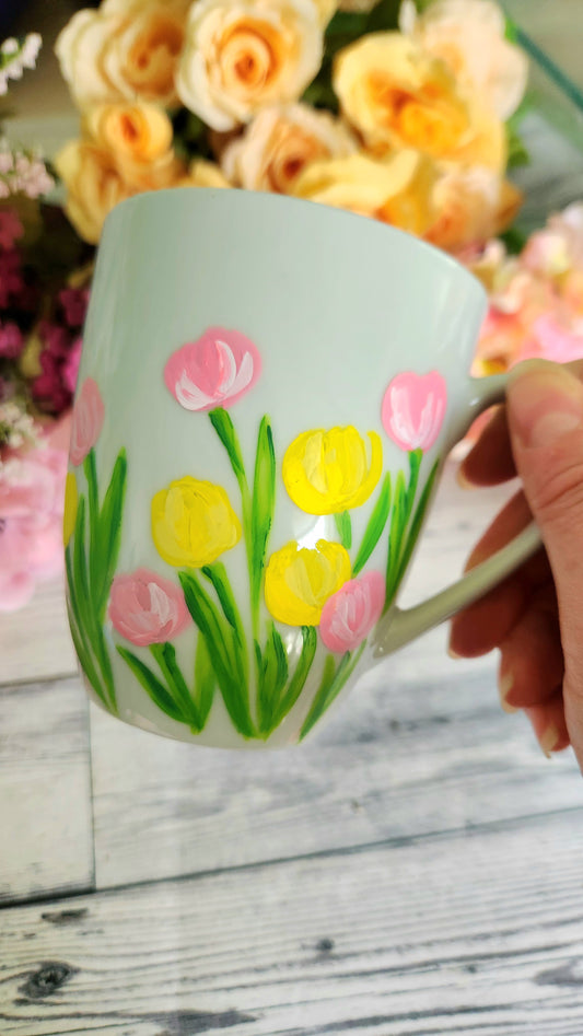 Pink Tulip Coffee Mug