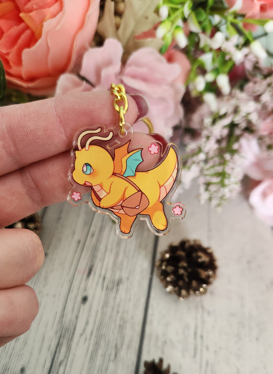 Dragonite Charm Keychain