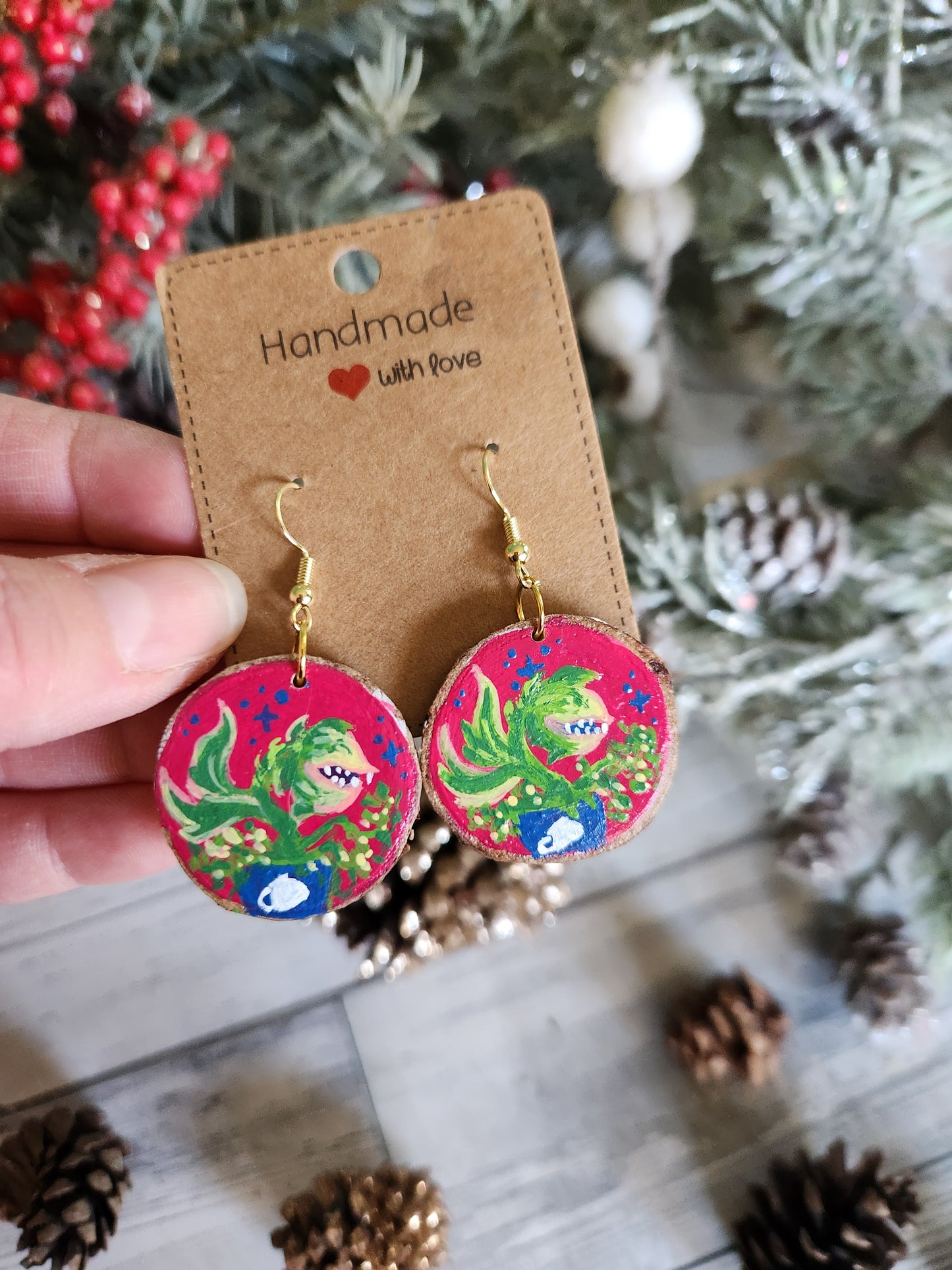 Audrey II Earrings