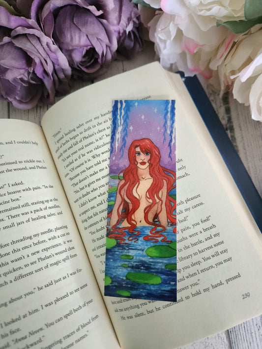 Red Mermaid Bookmark