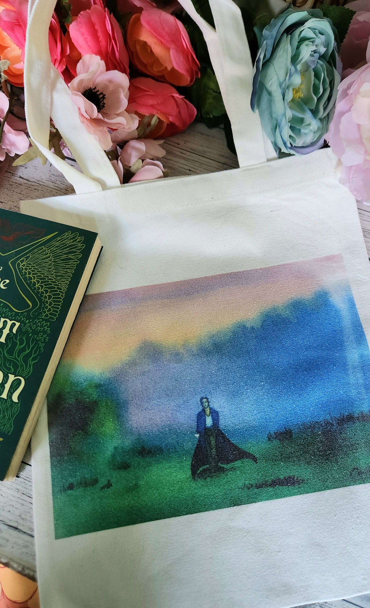 Romance Hero Bookish Tote Bag