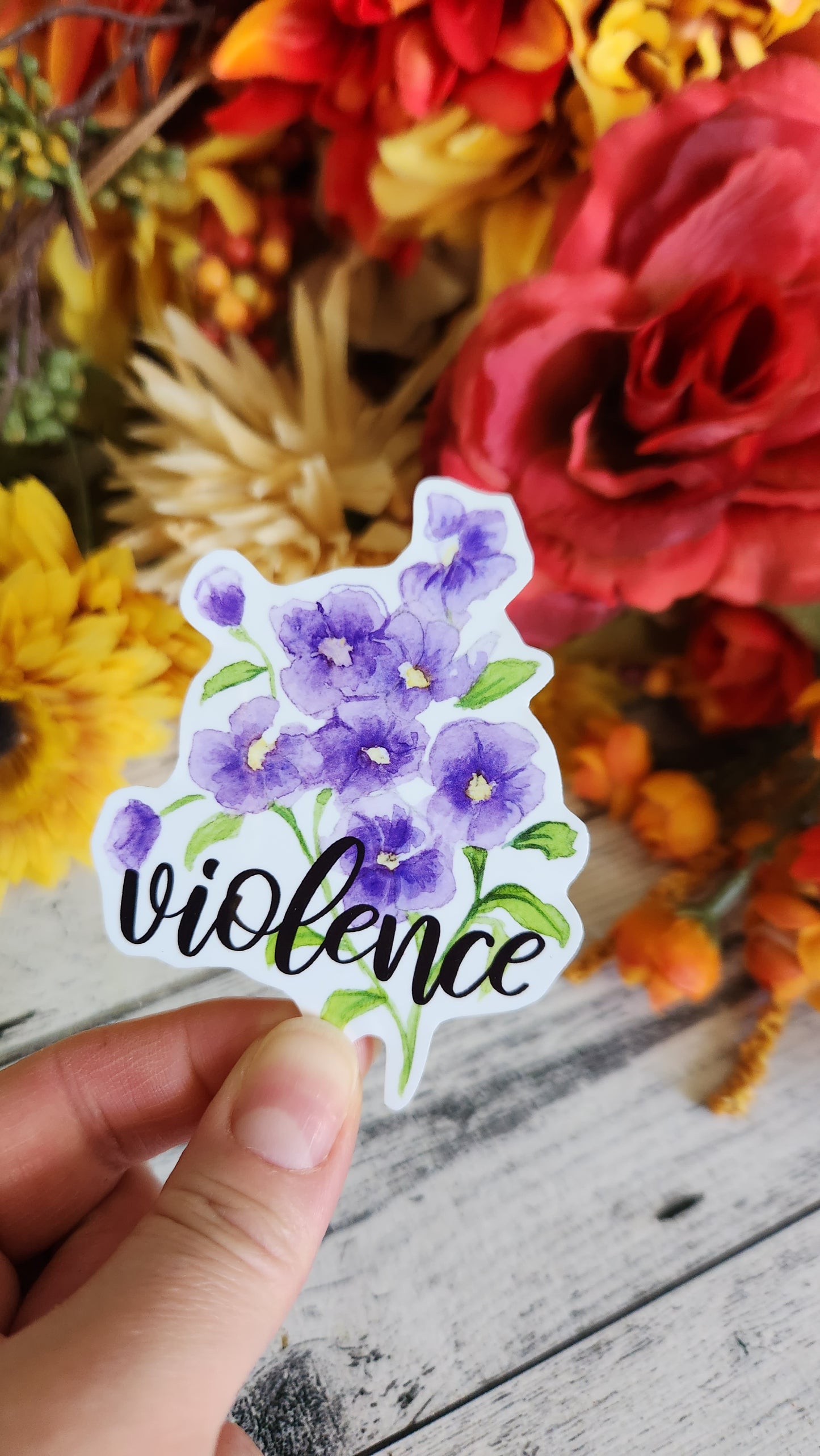 Violence Sticker