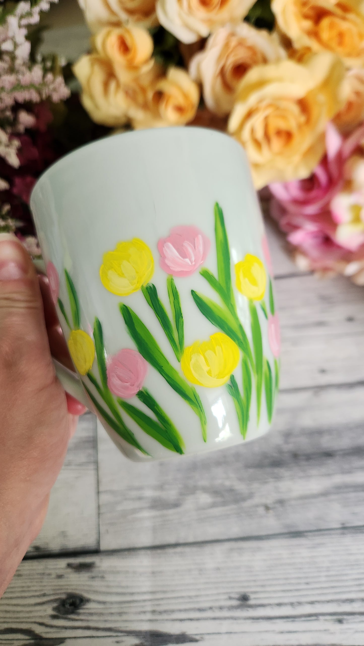 Pink Tulip Coffee Mug