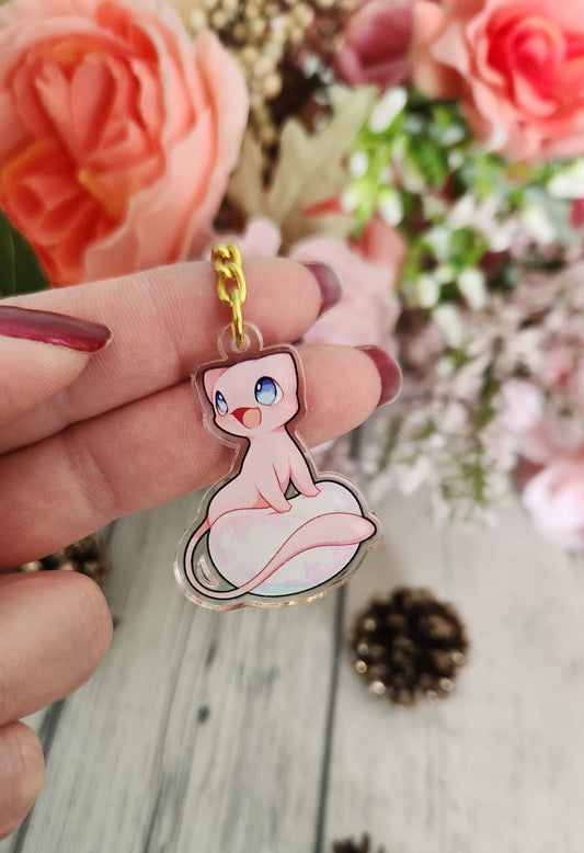 Mew Charm Keychain