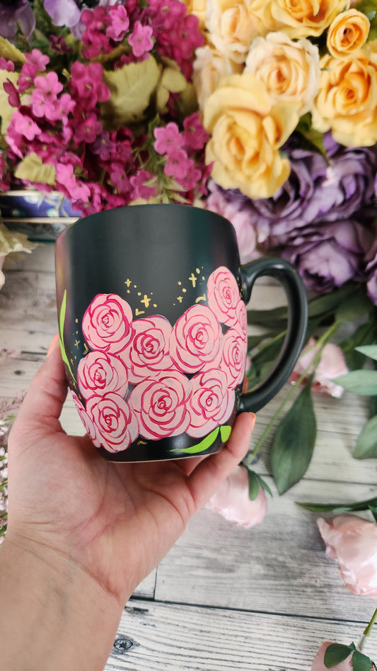 Pink Rose Coffee Mug