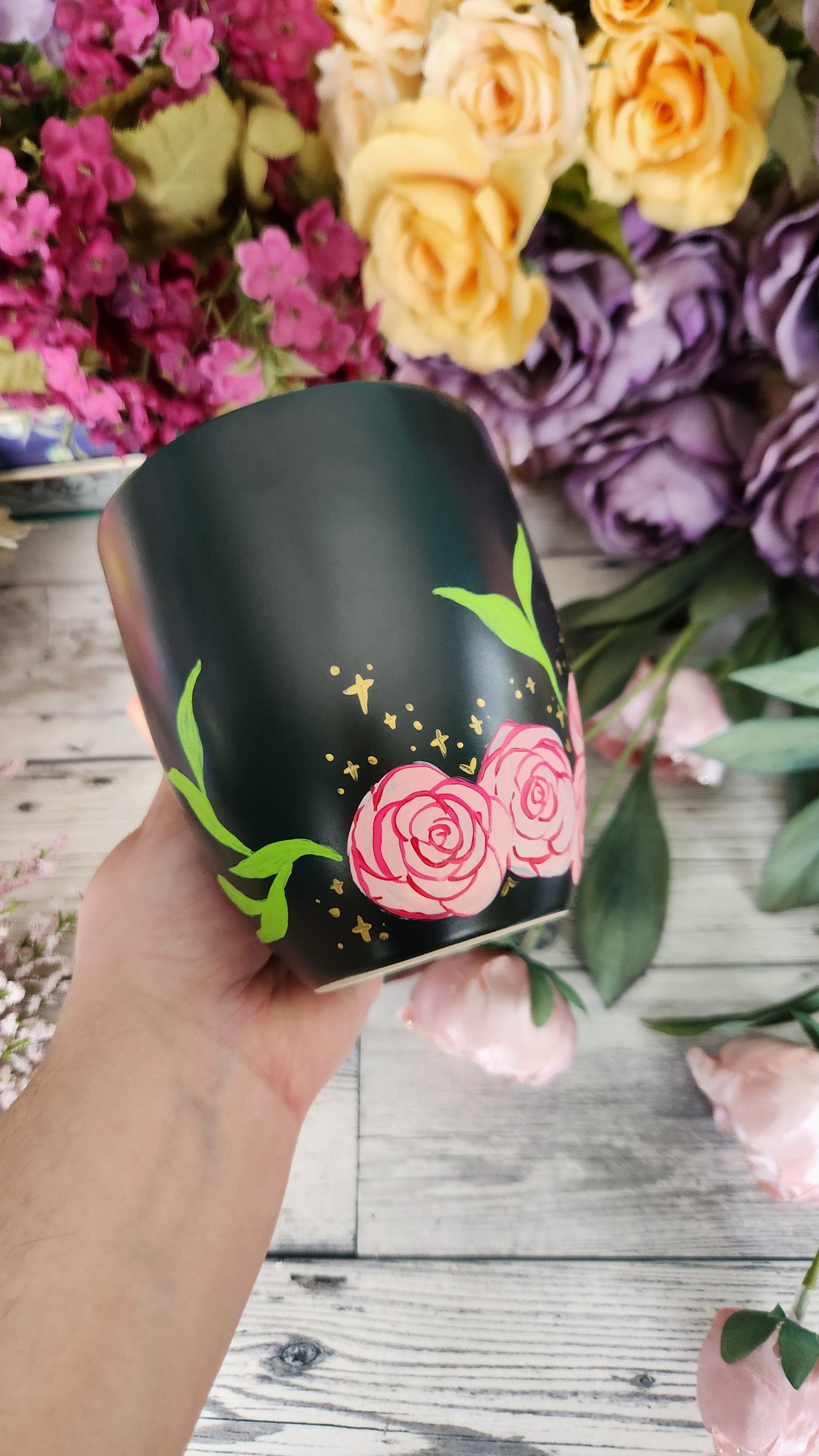 Pink Rose Coffee Mug