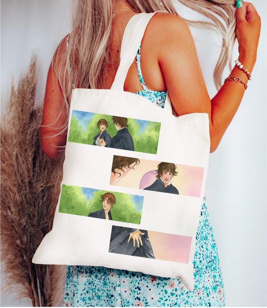 The Hand Scene Bookish Tote Bag